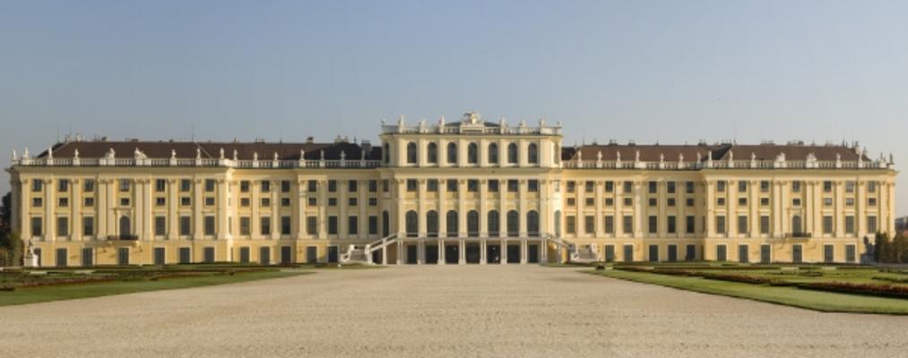 Schloss Schönbrunn, Panoramaaufnahme von Josef Müllek