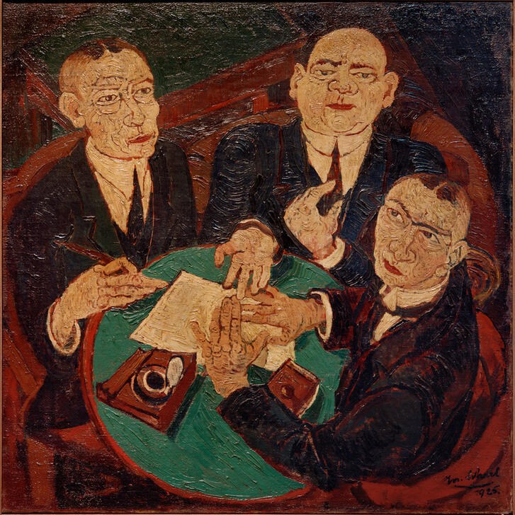 Three merchants von Josef Scharl