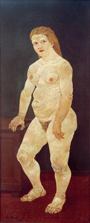 Large Standing Female Nude von Josef Scharl