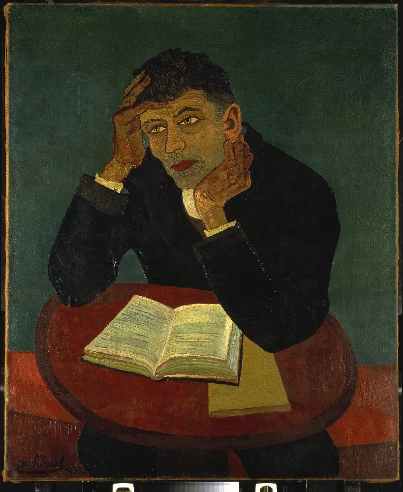 Man Reading von Josef Scharl