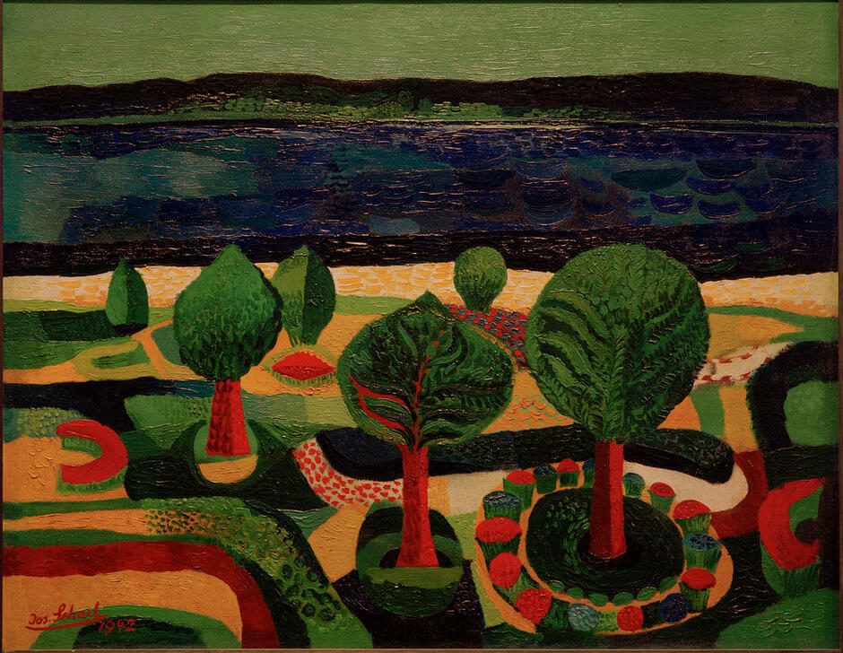 River Landscape von Josef Scharl