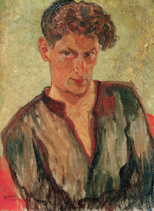 Self-portrait von Josef Scharl