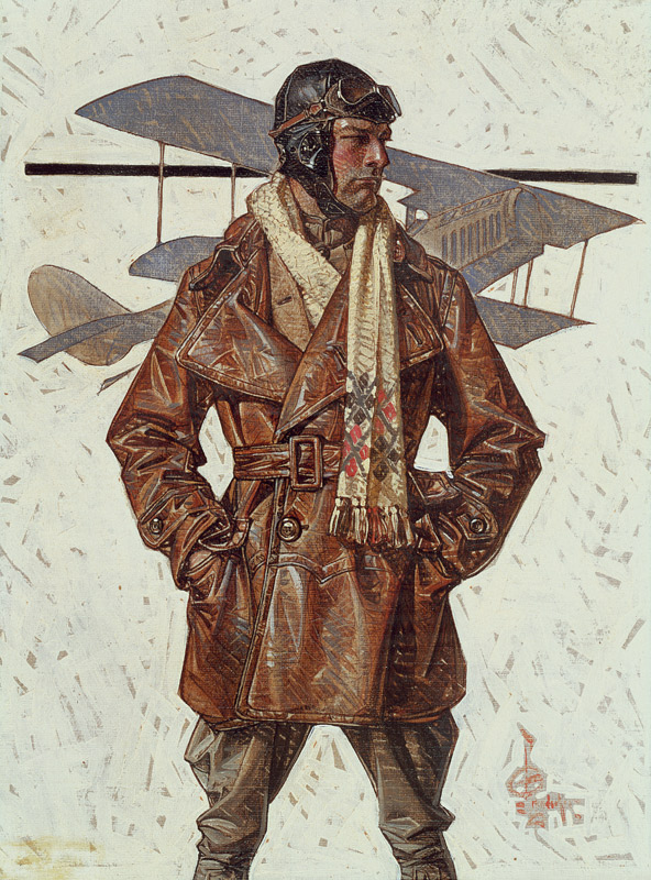 Airforce Pilot von Joseph Christian Leyendecker