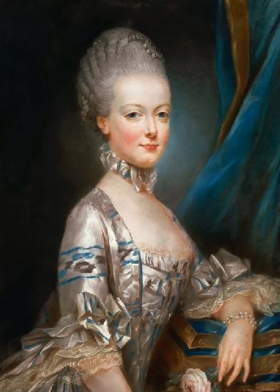 Porträt von Erzherzogin Maria Antonia von Österreich (1755-1793), die spätere Königin von Frankreich