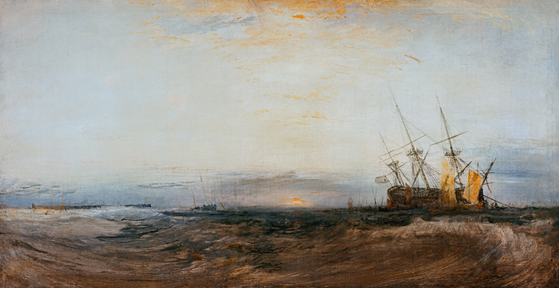 W.Turner, A Ship Aground von William Turner