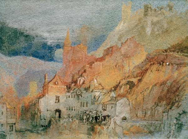 Am Ende des Weges von Bernkast von William Turner