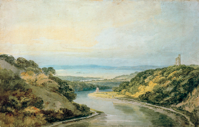 Avon Gorge / Watercolour von William Turner