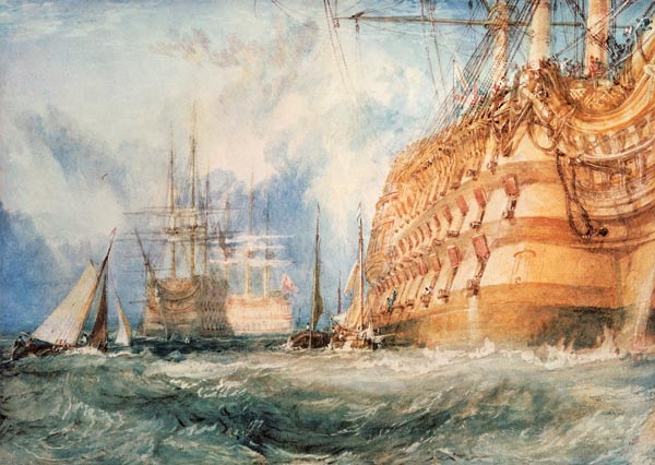 Die Ausrüstung eines Kriegsschiffes erster Klasse von William Turner
