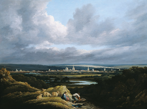 View of Oxford from a Distance von William Turner