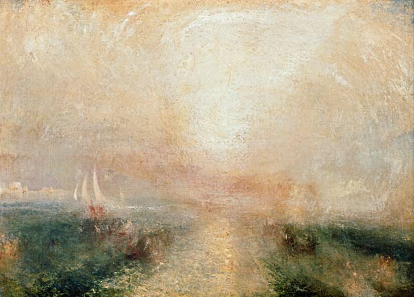 Yacht nähert sich der KüsteYacht aproaching the Coast  von William Turner