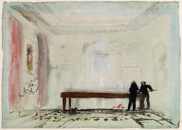 Billiard players at Petworth House von William Turner