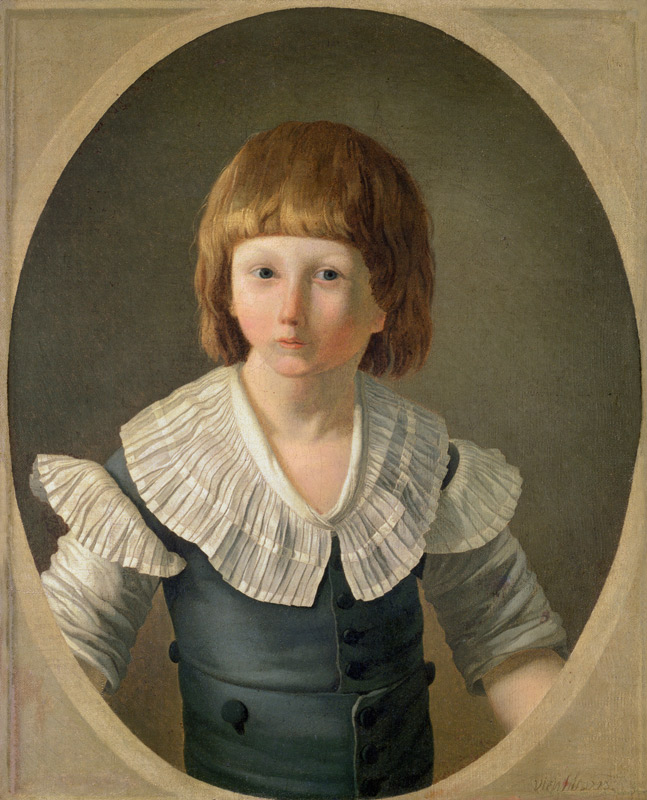 Louis XVII (1785-95) aged 8, at the Temple von Joseph-Marie the Younger Vien