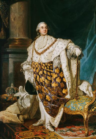 Louis XVI (1754-93) King of France in Coronation Robes