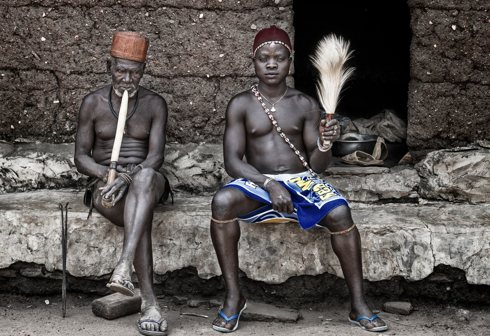 In a village in Benin. von Joxe Inazio Kuesta Garmendia