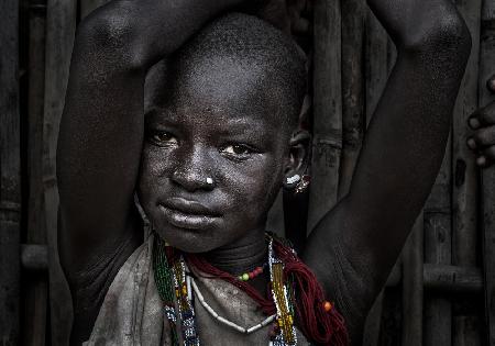 Laarim ethnic girl-South Sudan