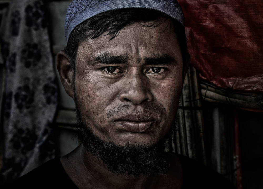 Rohingya refugee man. von Joxe Inazio Kuesta Garmendia