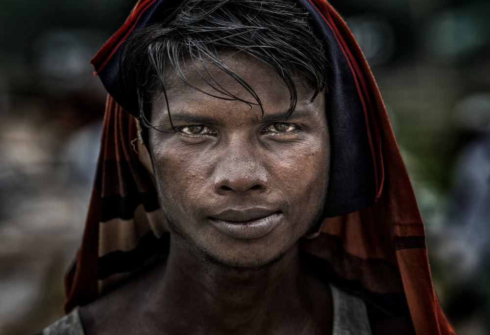 Rohingya refugee man - Bangladesh von Joxe Inazio Kuesta Garmendia