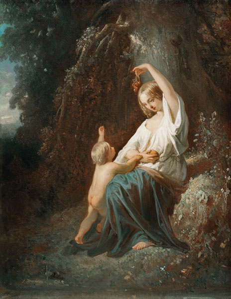 Mother and Child von Jozef Israels