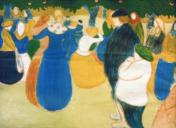 Volksfest in der Bretagne von József Rippl-Rónai
