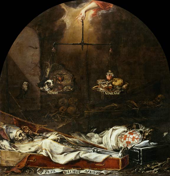 Das Ende der Weltenherrlichkeit. von Juan de Valdés Leal