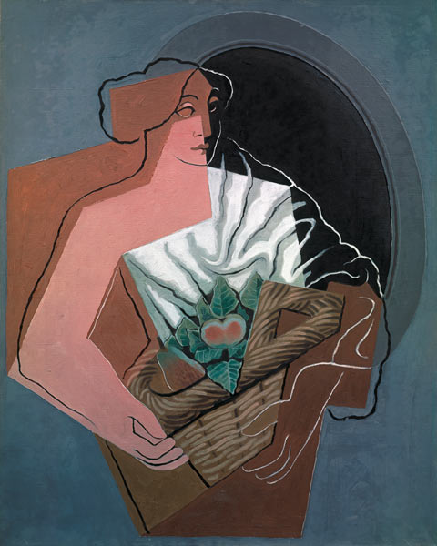 Frau mit Korb von Juan Gris