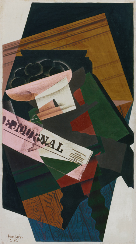 Nature morte au Journal von Juan Gris