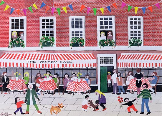 The Pastry Case, 1994 (w/c)  von Judy  Joel