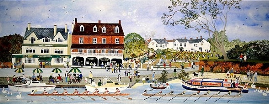 The Towpath Walton-on-Thames von Judy  Joel