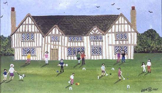 Tudor House, 1995 (w/c)  von Judy  Joel