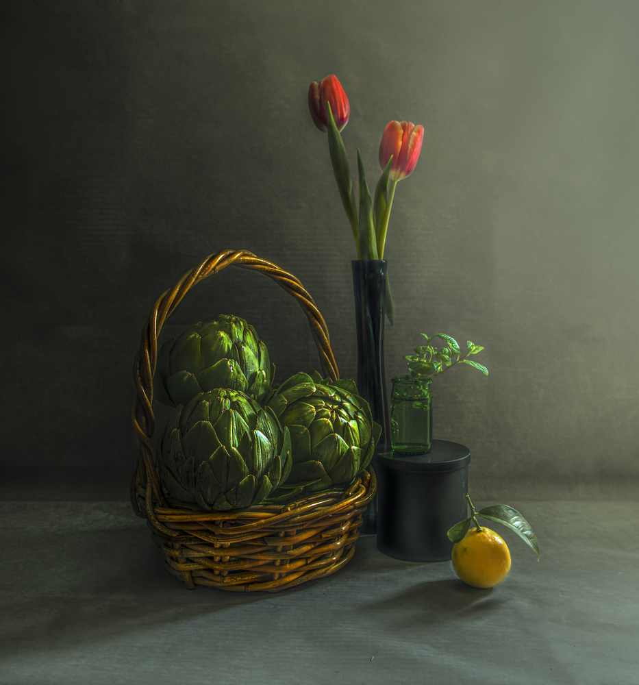 Artichoke still life von Judy Tseng