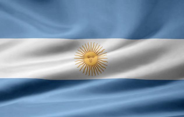 Argentinische Flagge von Juergen Priewe