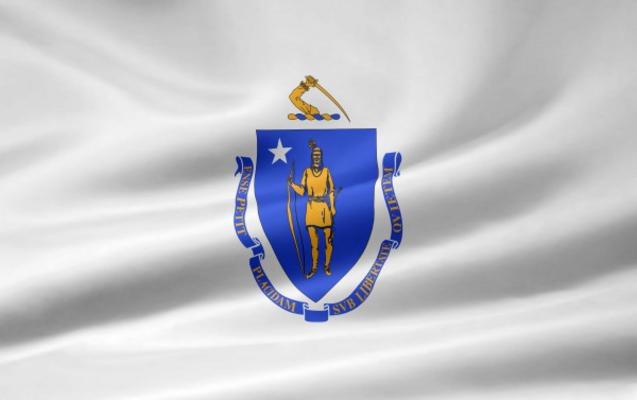 Massachusetts Flagge von Juergen Priewe