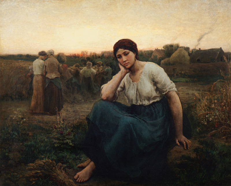 Evening von Jules Breton