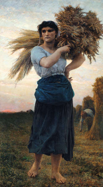 The Gleaner von Jules Breton