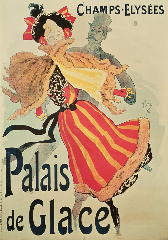 'Ice Palace', Champs Elysees, Paris von Jules Chéret