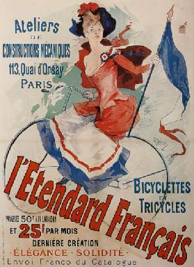 L'Etendard Français Bicycles (Plakat)