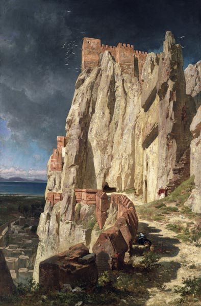The Rock of Vann, Kurdistan von Jules Joseph Augustin Laurens
