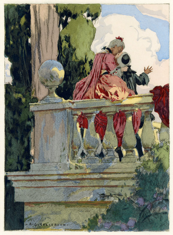 Illustration for memoirs of Casanova von Jules Marie Auguste Leroux