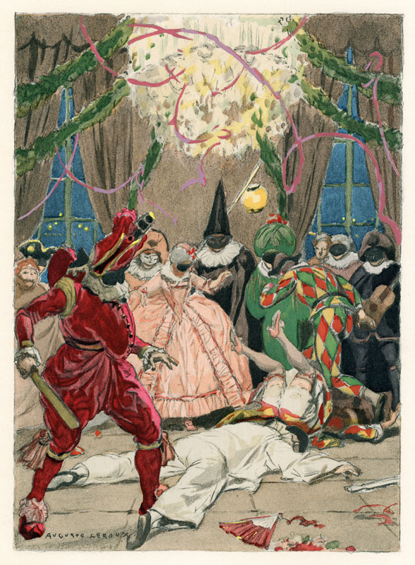 Illustration for memoirs of Casanova von Jules Marie Auguste Leroux