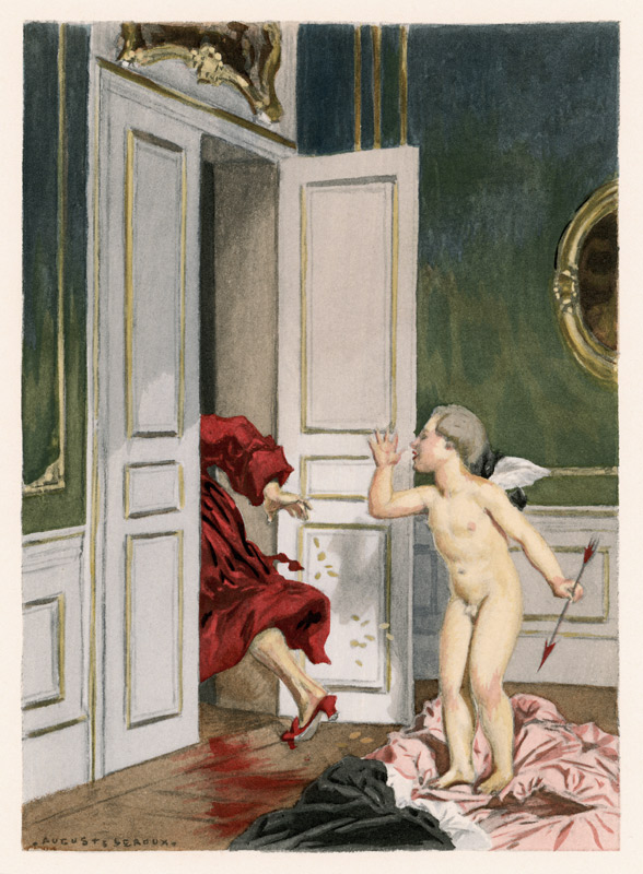 Illustration for memoirs of Casanova von Jules Marie Auguste Leroux