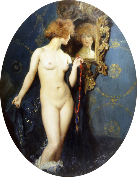 The Reflection von Jules Marie Auguste Leroux