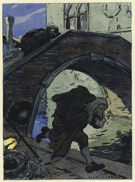 Illustration for memoirs of Casanova von Jules Marie Auguste Leroux