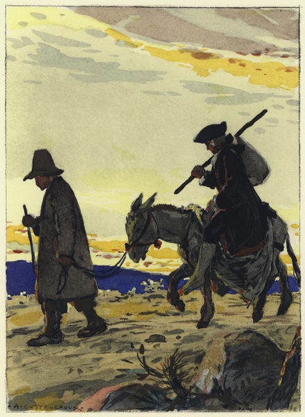 Illustration for memoirs of Casanova von Jules Marie Auguste Leroux