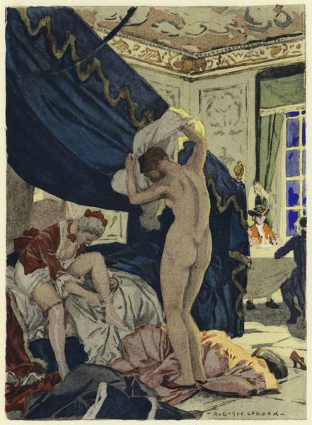 Illustration for memoirs of Casanova von Jules Marie Auguste Leroux