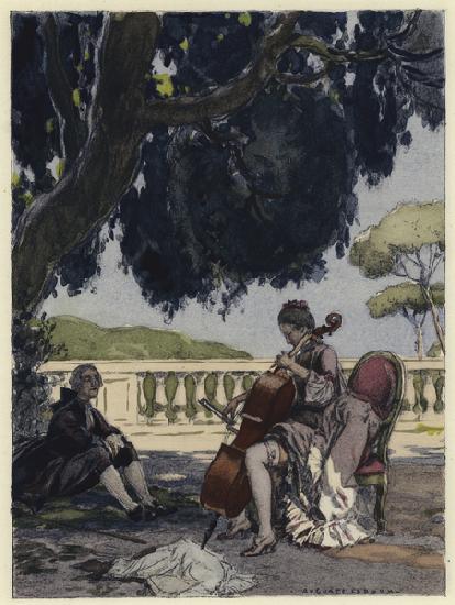 Illustration for memoirs of Casanova