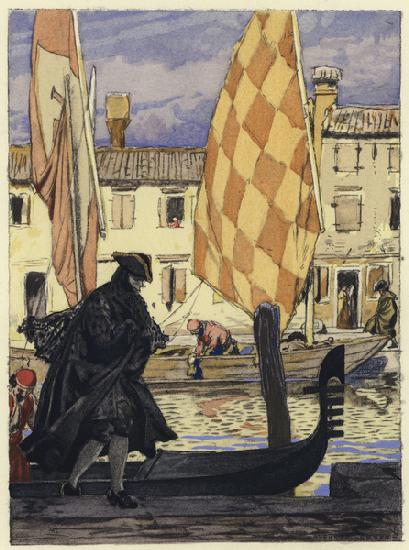 Illustration for memoirs of Casanova