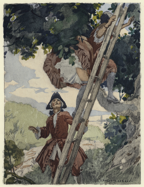 Illustration for memoirs of Casanova von Jules Marie Auguste Leroux