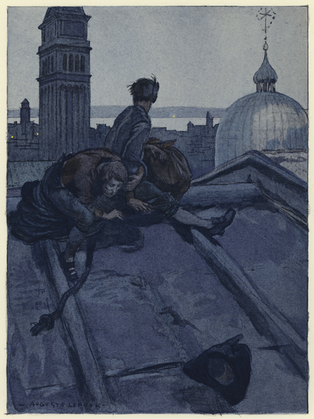 Illustration for memoirs of Casanova von Jules Marie Auguste Leroux