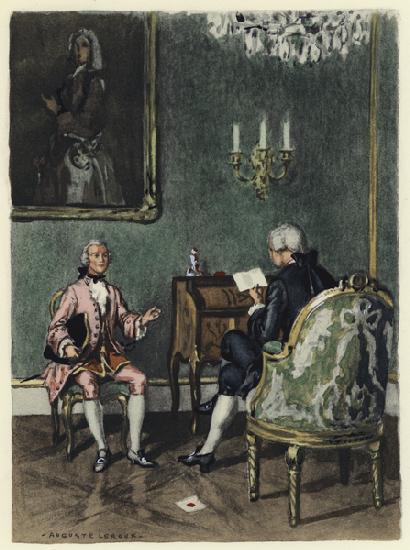 Illustration for memoirs of Casanova