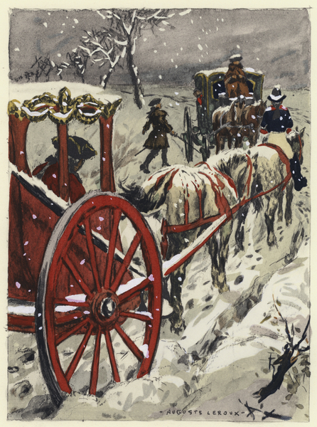 Illustration for memoirs of Casanova von Jules Marie Auguste Leroux